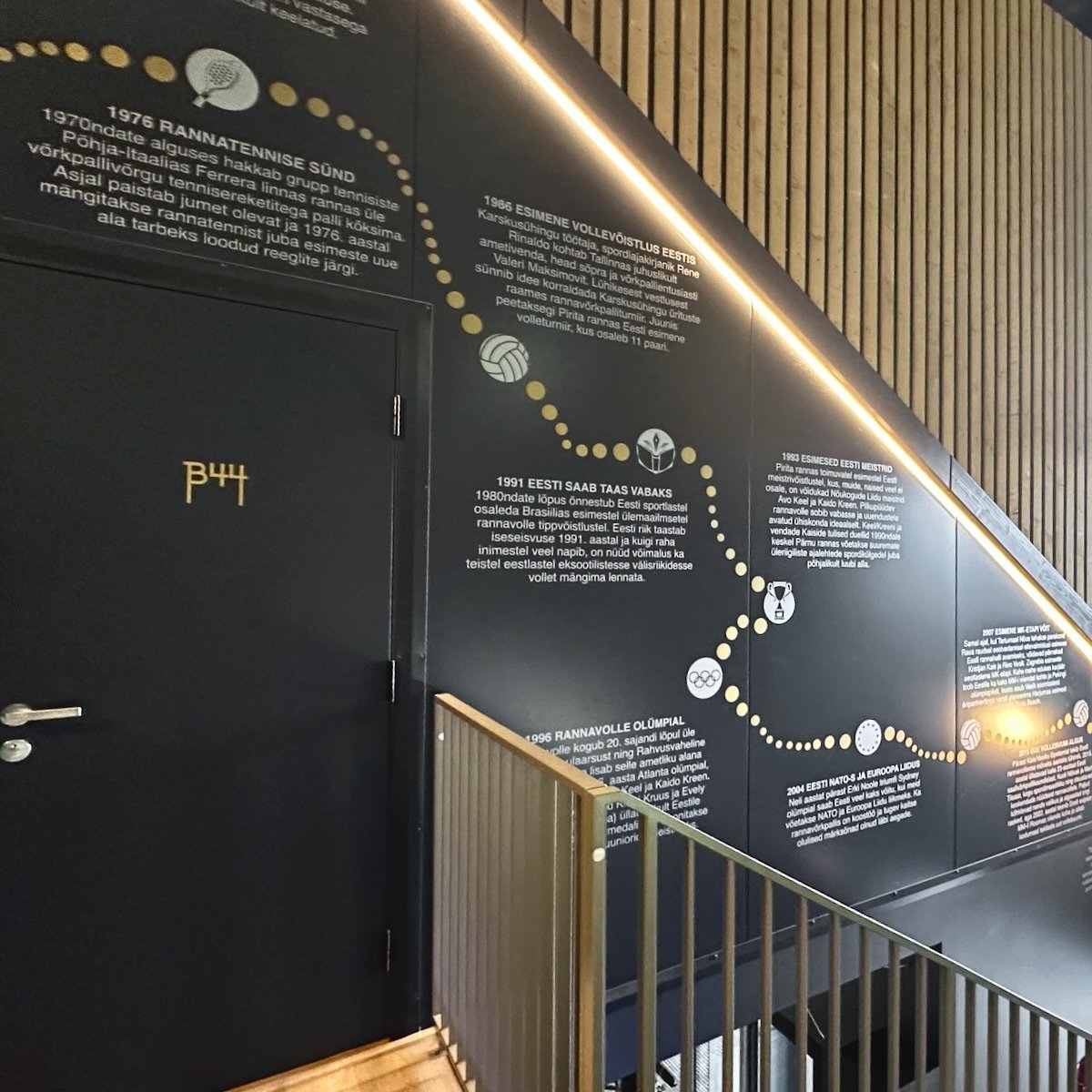 Beach44 rannahall ruumigraafika